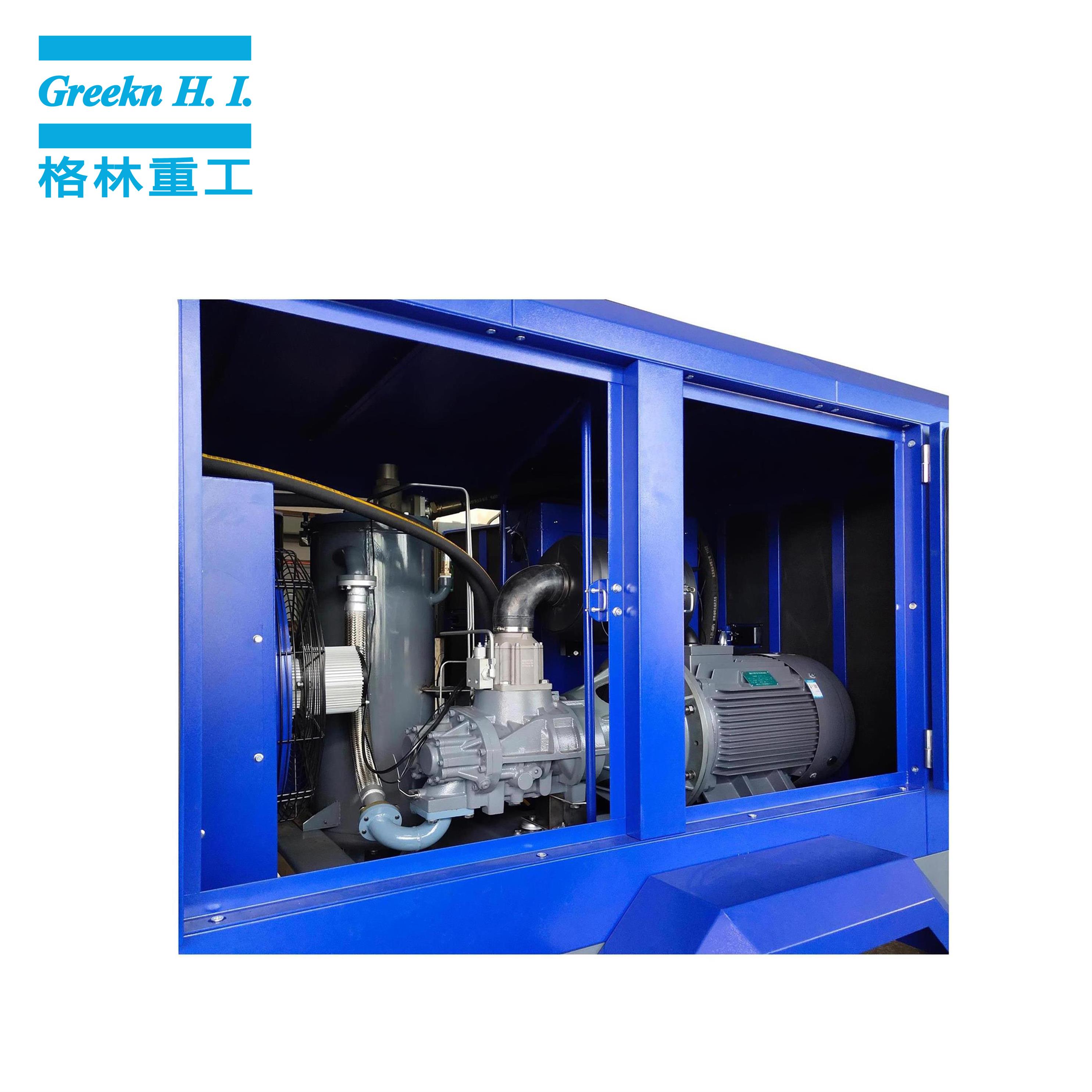 Greek Compressor EM12/10 Electric Mobile Screw Air Compressor